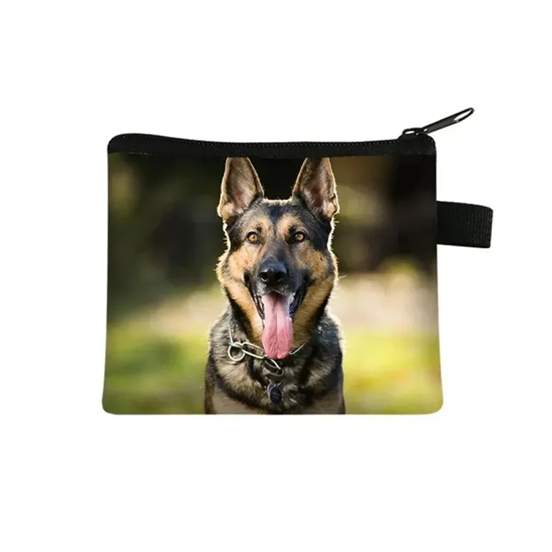 2025 New German Shepherd / Husky Dog Print Coin Purse Women Wallet Girls Clutch Money Holder Bag Zipper Pouch Cute Coin Bags #6