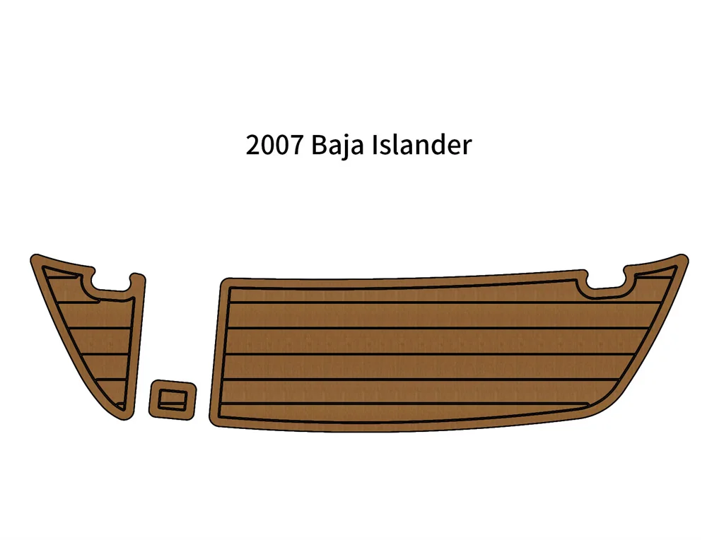 

2007 г., Baja Islander, платформа для плавания, напольный коврик для лодки из искусственного пеноматериала, напольный коврик из тика