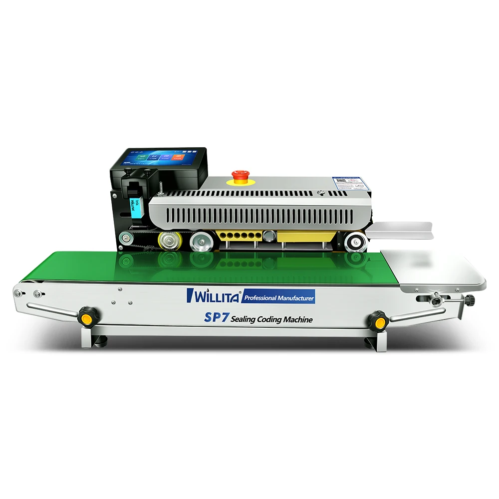 

Непрерывный ленточный упаковщик, горизонтальная машина для печати даты для фольги, бумажной пленки, упаковочной пленки, пленки из фольги