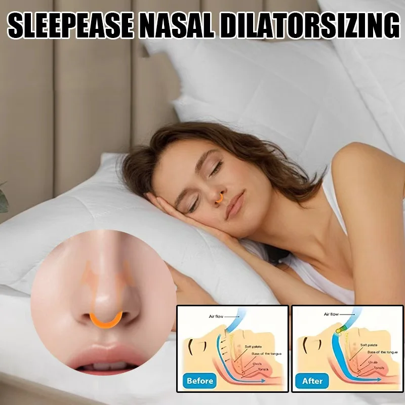 

Мягкое силиконовое устройство против храпа — зажим для носа-расширителя, облегчает дыхание и улучшает сон от храпа/бенита, подарок для него