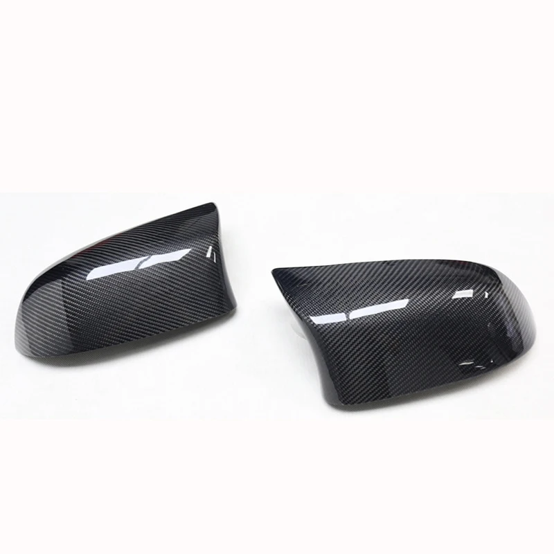 

Carbon Fiber Fibre Side Mirror Cover Caps For X3 X4 X5 X6 X7 G01_05_06_07_08