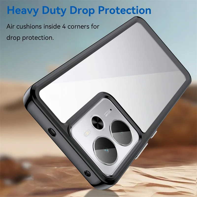 حافظة شفافة ملونة من البولي يوريثان الحراري لهاتف Realme 14 5G Realme 14T 5G غطاء حماية شفاف Fundas Coque Capa