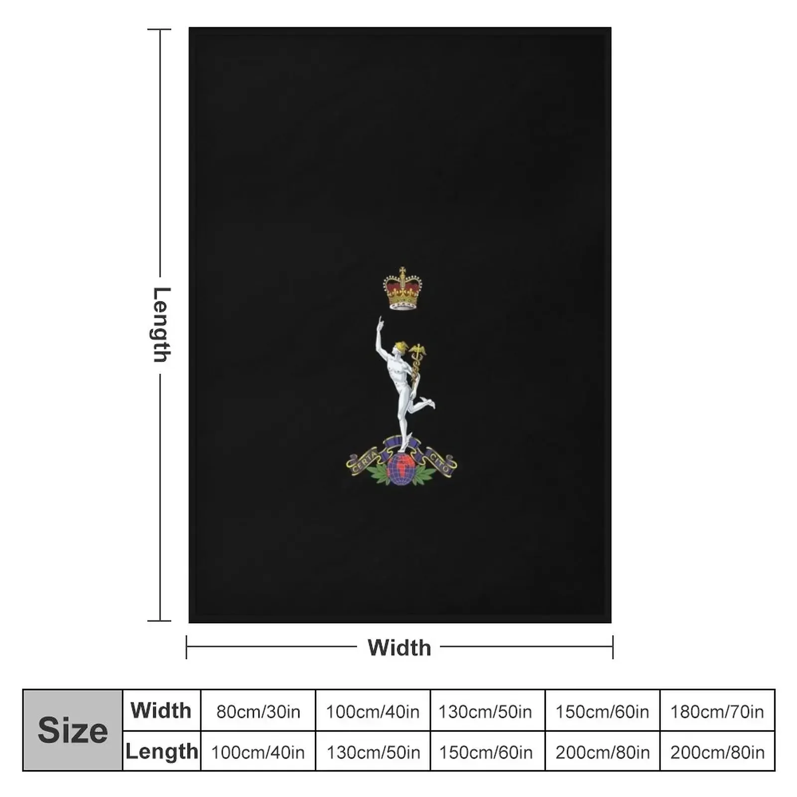 Royal Signals Cap Badge Throw Blanket Plaid Decorative Sofas Designers Camping Blankets Sofas Of Decoration warm winter Blankets