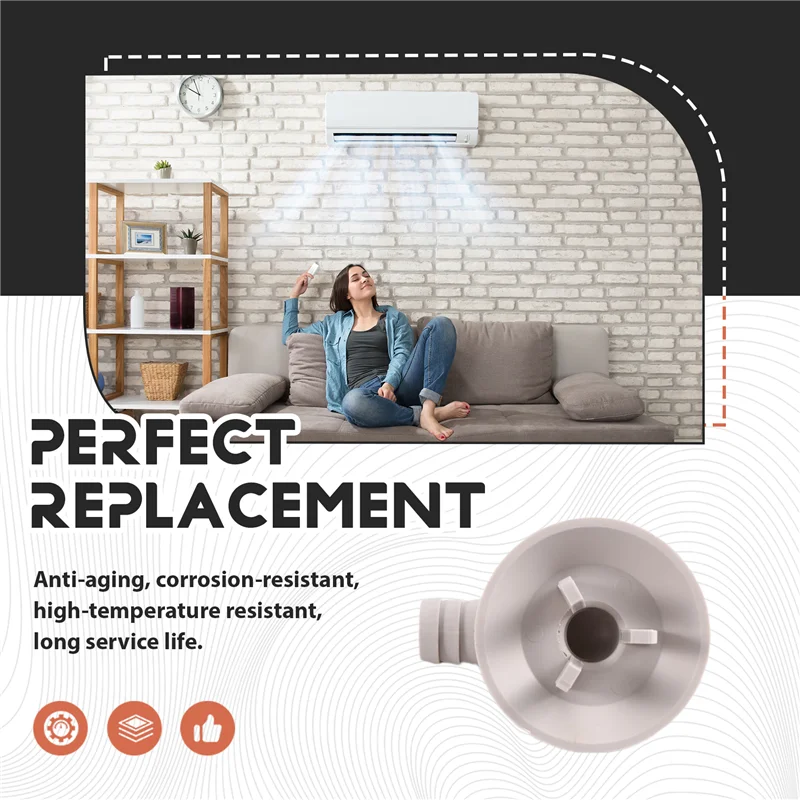 AT28-Air Conditioner Drain Nozzle Drain Pipe Joint External Unit Drain Pipe Accessories