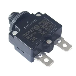 Kuoyuh 88 séries 3a 5a 8a 10a 12a 15a 20a 25a 30a interruptor do protetor da sobrecarga do motor disjuntor miniatura com tampa impermeável