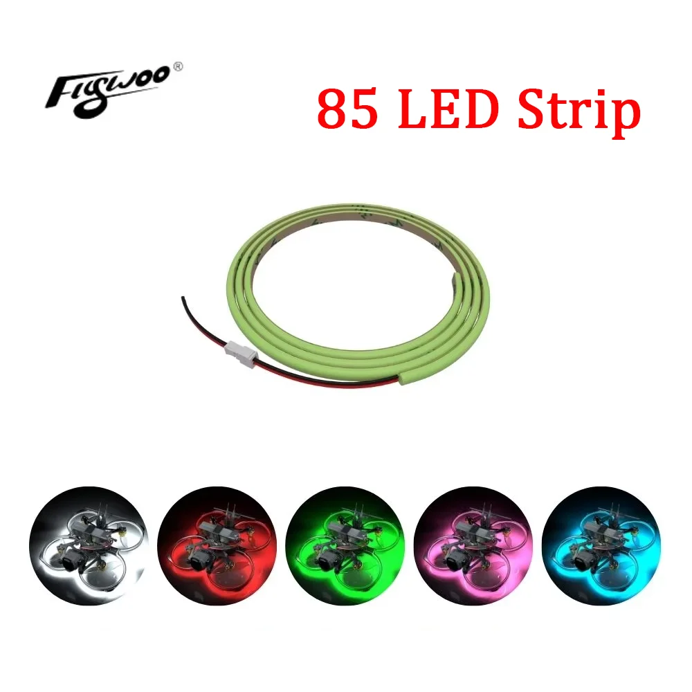 ไฟ LED FlyLens 85 สีขาว/แดง/เขียว/ชมพู/น้ำเงิน (เสียบแล้วใช้งานได้ทันที) ไม่ต้องบัดกรี เหมาะสำหรับชิ้นส่วน DIY โดรน FlyLens 85fpv
