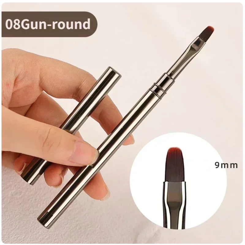UV Gel Brush Pen Nail Glue Phototherapy Painting Drawing Liner Brush for Acrylic Nail Art Manicure Professional Tools