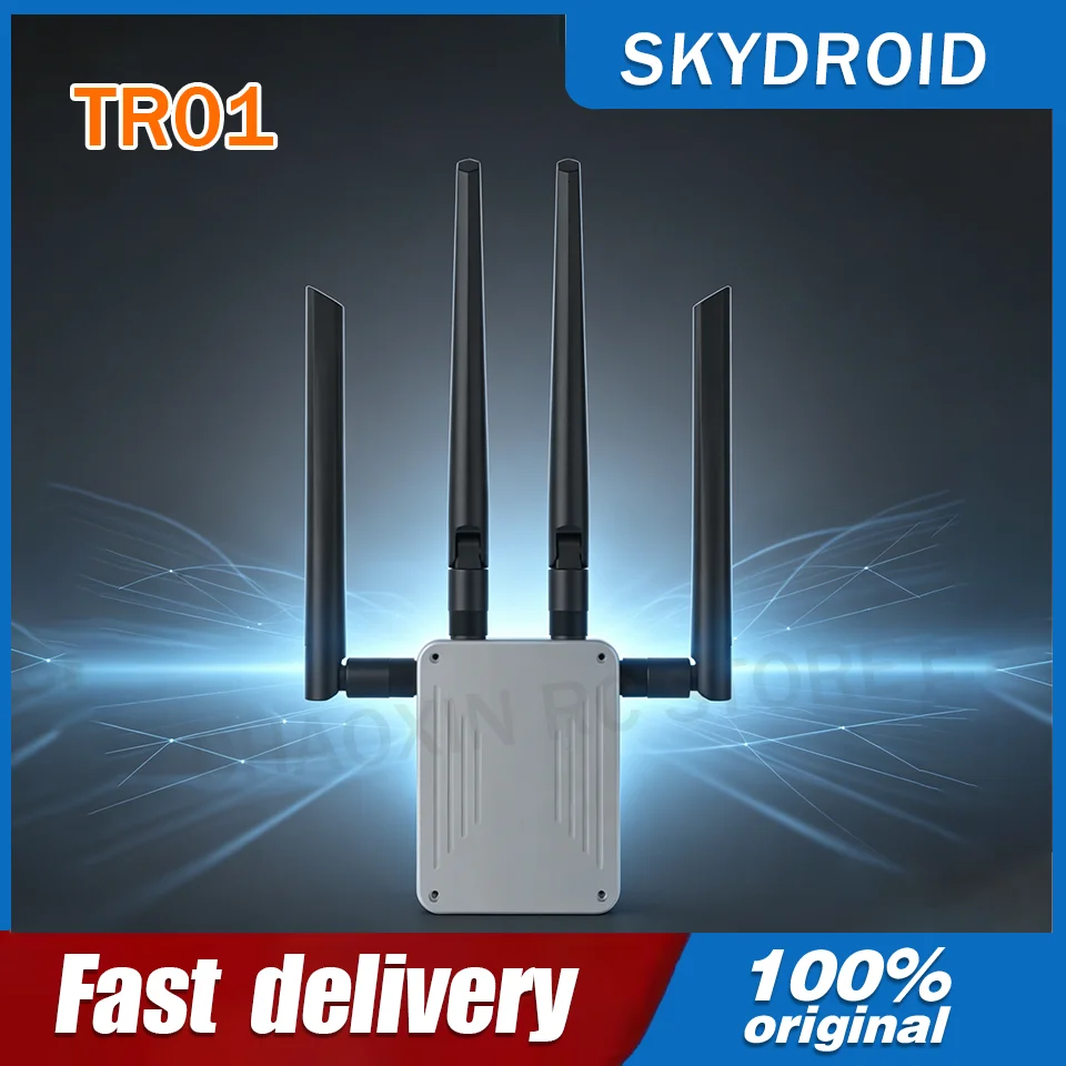 SKYDROID TR01 Dual Band Repeater 2.4G/5.8G for Drone/RC, 20KM Range Dual Modules with Strong Anti-Interference