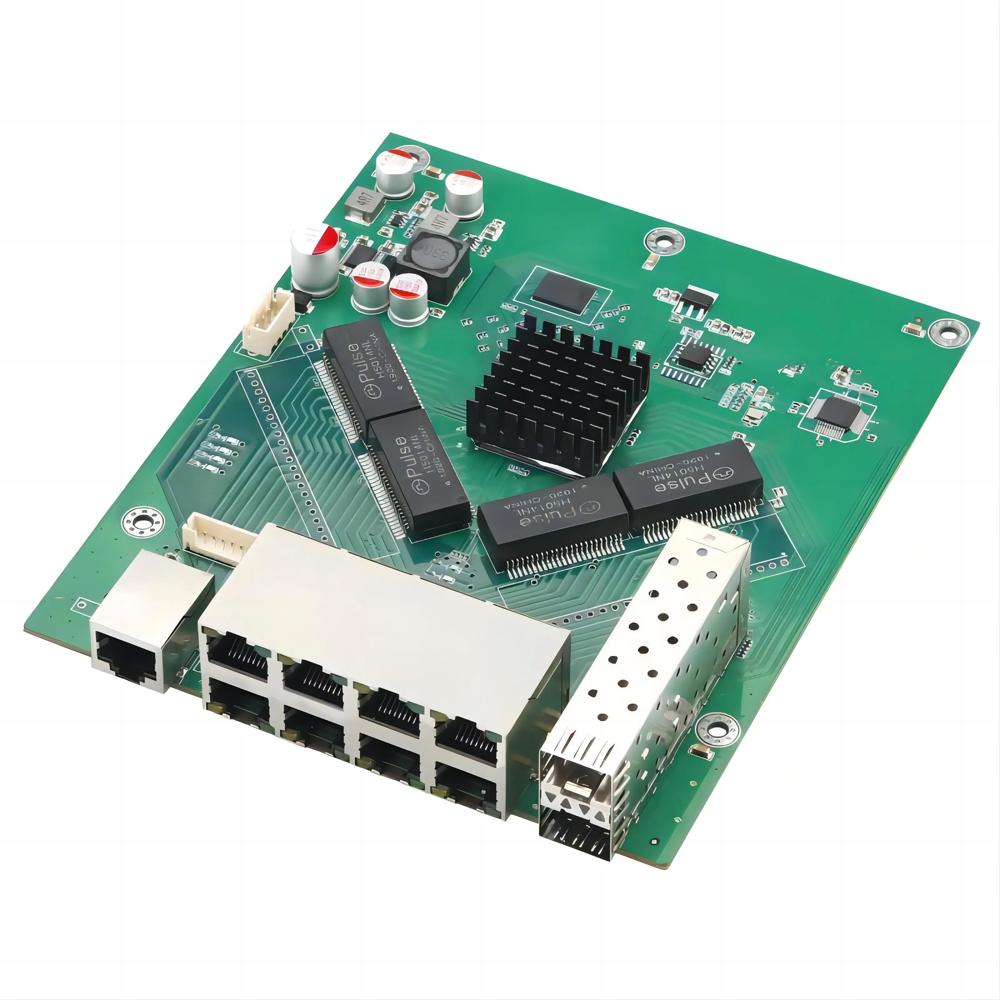 Good Managed Industrial Ethernet Switch Gigabit  PoE 8+2 Port WEB VLAN Network Switch Board For Enterprise Office OEM ODM