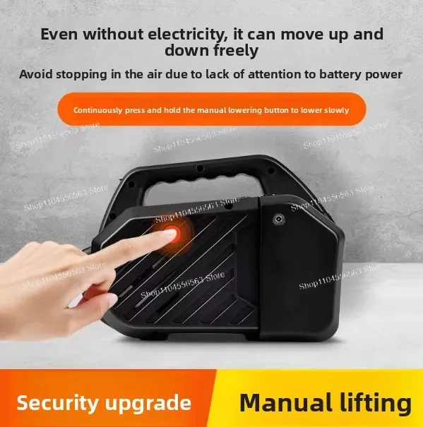 Rechargeable Remote Control Electric Rope Climbing Machine with Lithium Battery for Crane High Altitude Work and Wall Climbing