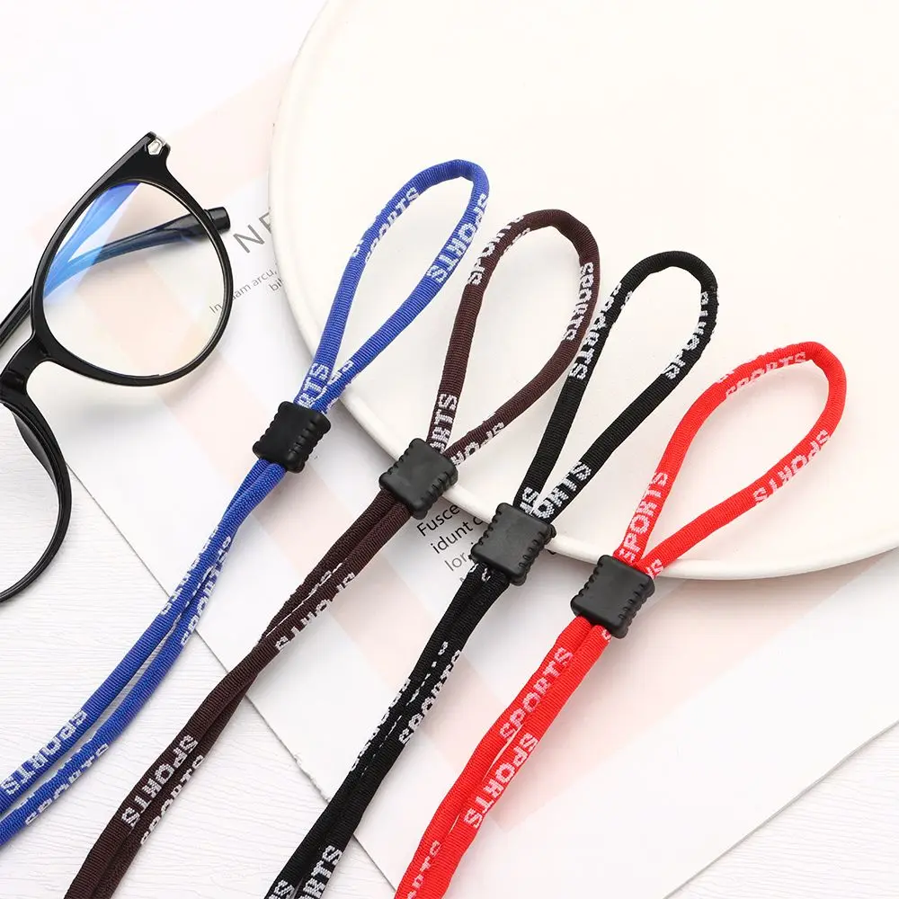 Cuerda antideslizante para gafas de sol, cordón para gafas deportivas al aire libre, soporte para cordón para gafas, correa para el cuello, cordón para gafas