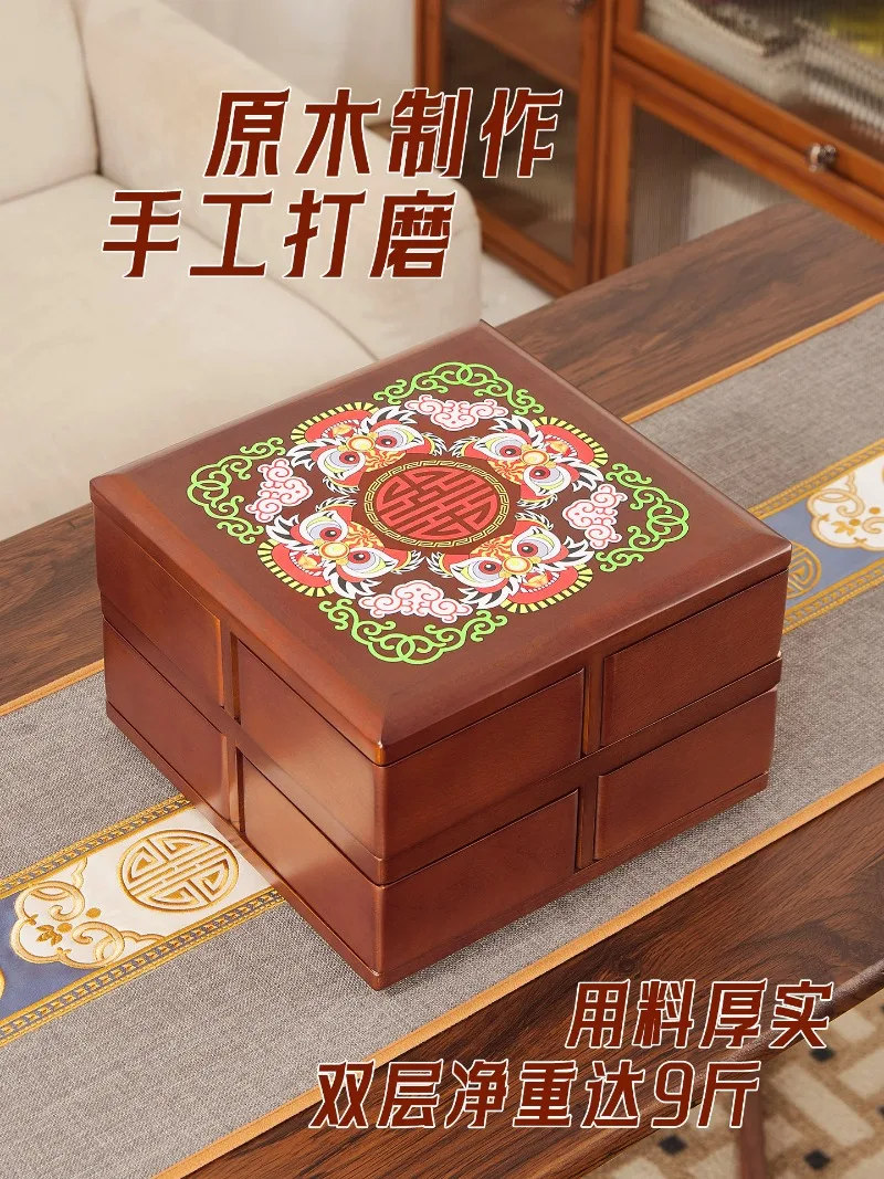 nut snack Chinese living room candy storage rotating mechanism, light luxury high-end household