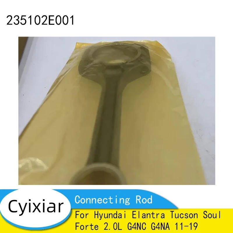New Connecting Rod For Hyundai Elantra Tucson Soul Forte 2.0L G4NC G4NA 11-19 235102E001 23510-2E001