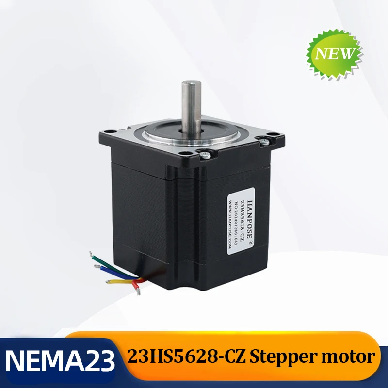 1.8 Degree 23HS5628-CZ 4 Leads Nema 17 Stepper Motor 2 Phase 23HS5628-CZ 1.7A Torque 0.7N.m For CNC Laser 3D Printer 12V