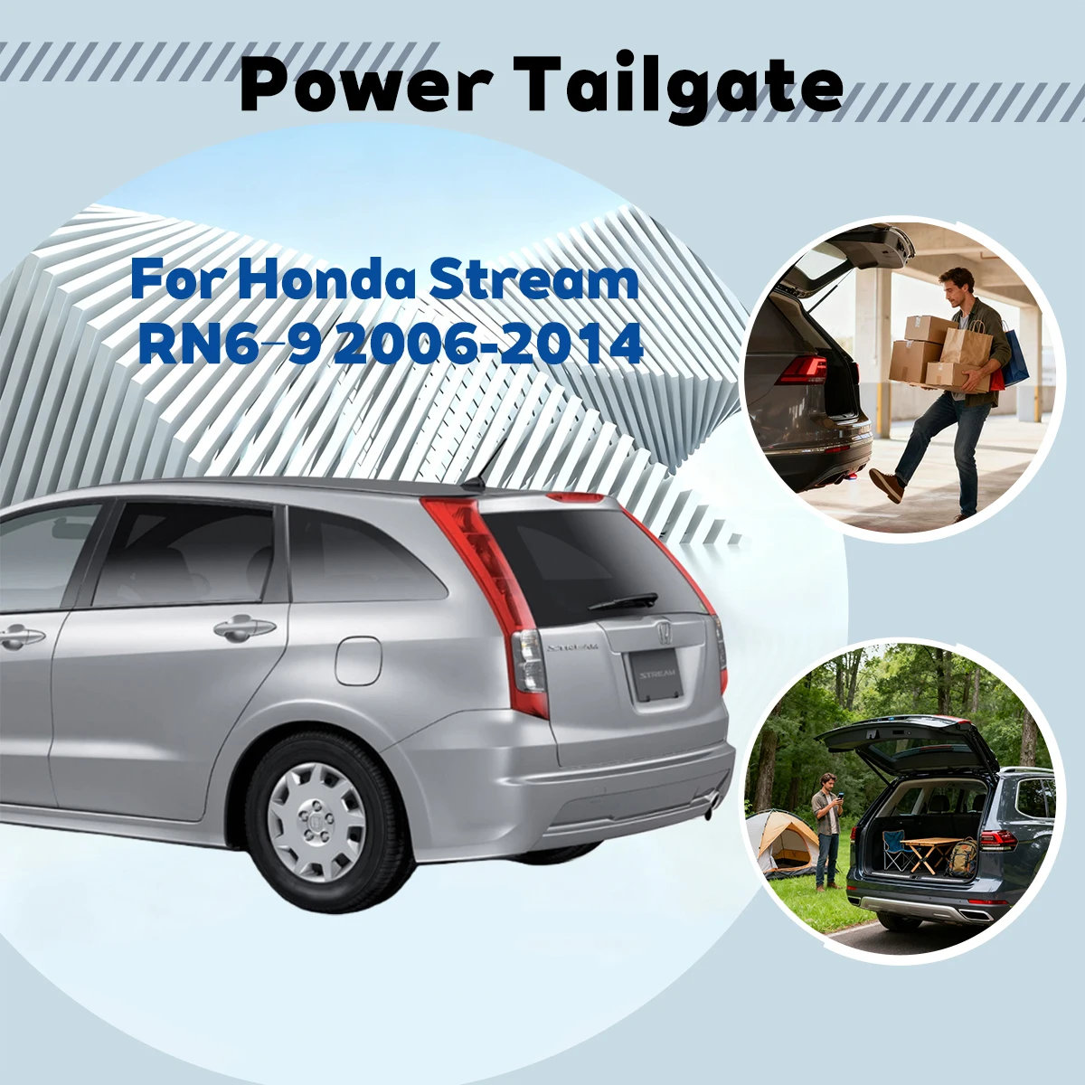 For Honda Stream RN6–9 2006-2014 Automatic Lifting Electric Tailgate Lock Module Closing System Electric Tailgate