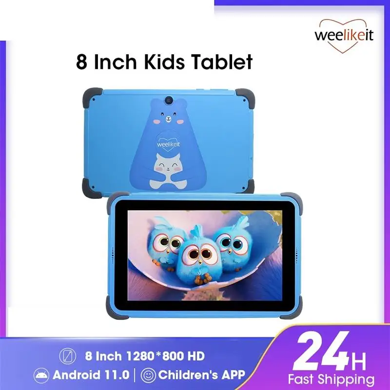 To 8 Inch Kids Tablet for Child Android 11 1280x800 IPS Children Study Tablet 2GB 32GB Quad Core 4500mAh Wifi with Stand