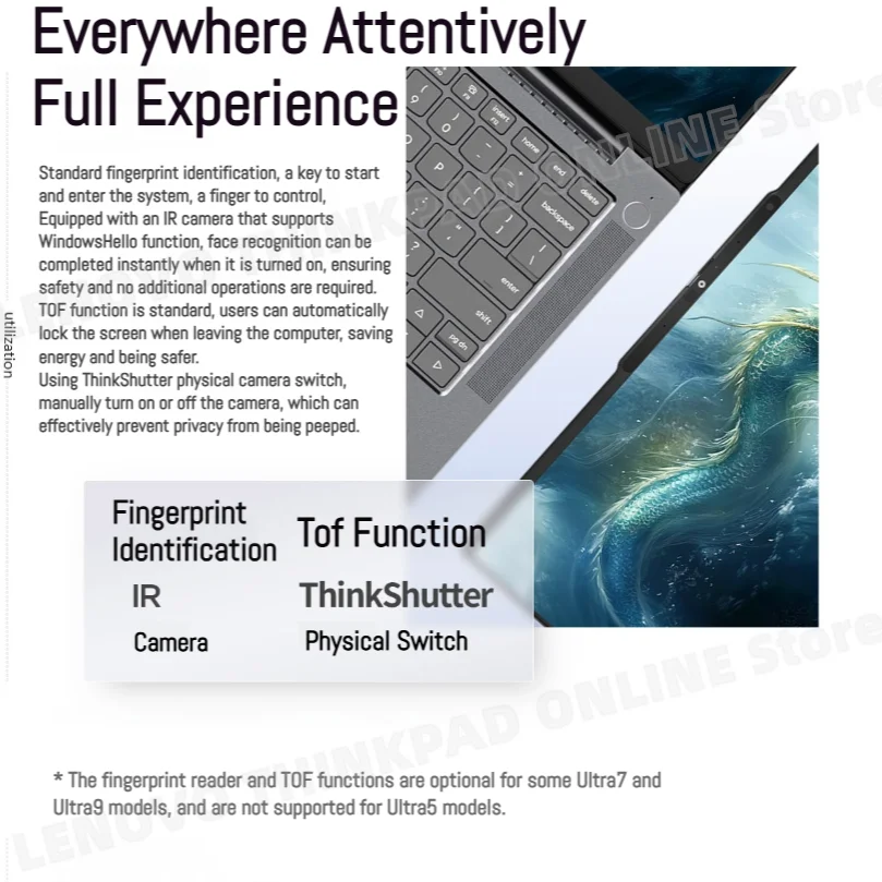 【2025 جديد】كمبيوتر محمول Lenovo ThinkBook 14+ U5-225H/U7-255H/U9-285H Arc 130T/140T 14.5 بوصة 3K 120 هرتز شاشة غير لامعة