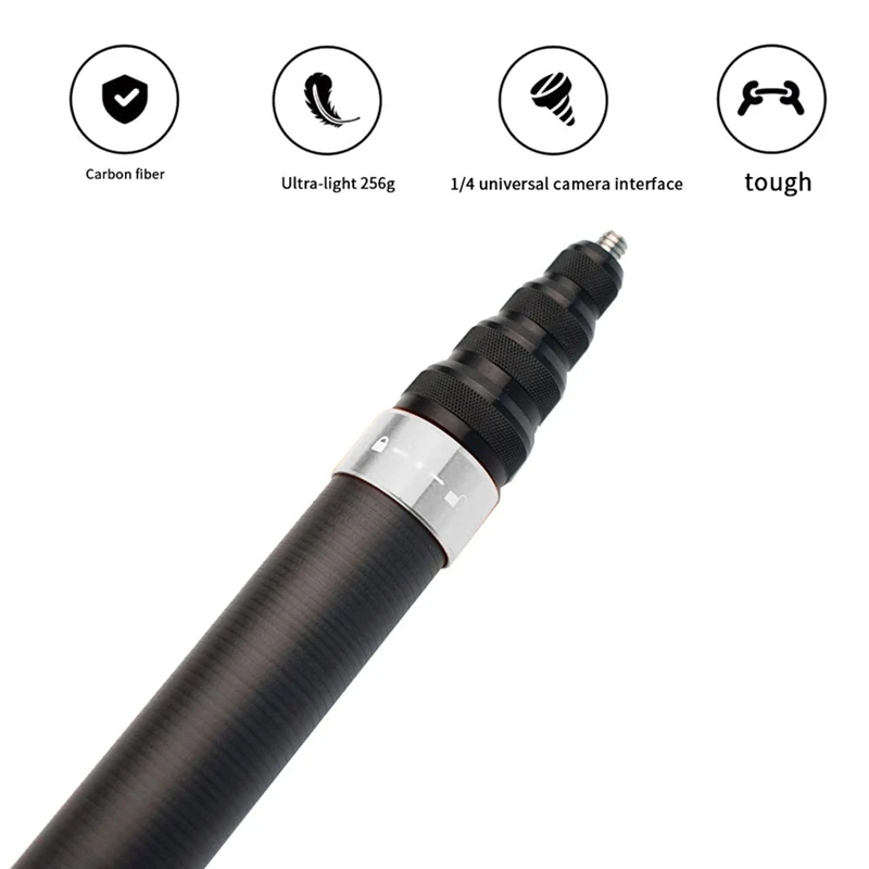 ل Insta360 X3 One X2/Rs/X/R/MAX كاميرا بانورامية متعددة الوظائف اضافية طويلة غير مرئية عصا سيلفي
