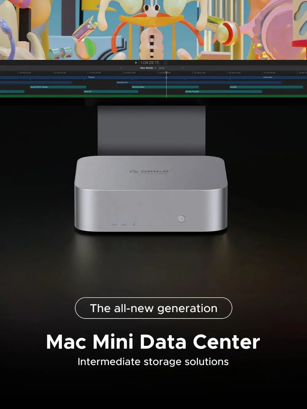 ORICO アルミニウム外付けハードドライブエンクロージャ 2.5 インチ SATA 外付け USB 3.2 から SATA 10Gbps HDD ドッキング Mac mini 用アレイをサポート
