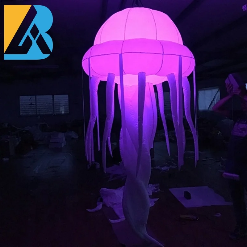 Custom Made Hot Party Rentals Inflatable Lights Jellyfish for Event Design and Decor Toys