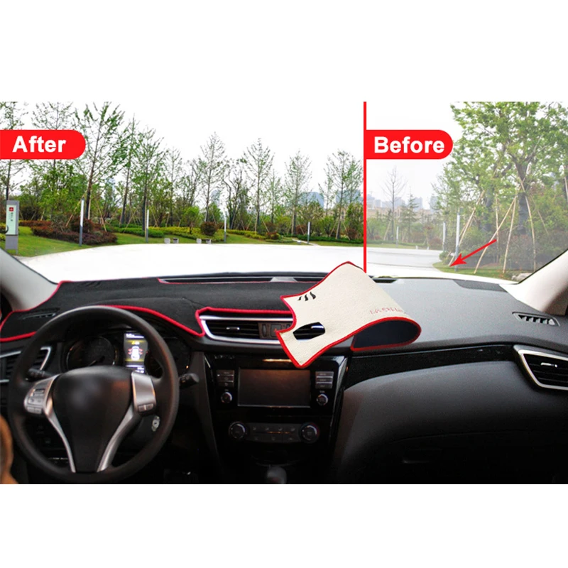 Auto Dashboard Zonnescherm Cover Instrument Bureau Anti-Slip Mat Voor Nissan Qashqai J11 2014 2015 2016 2017 2018 2019 2020 Accessoires