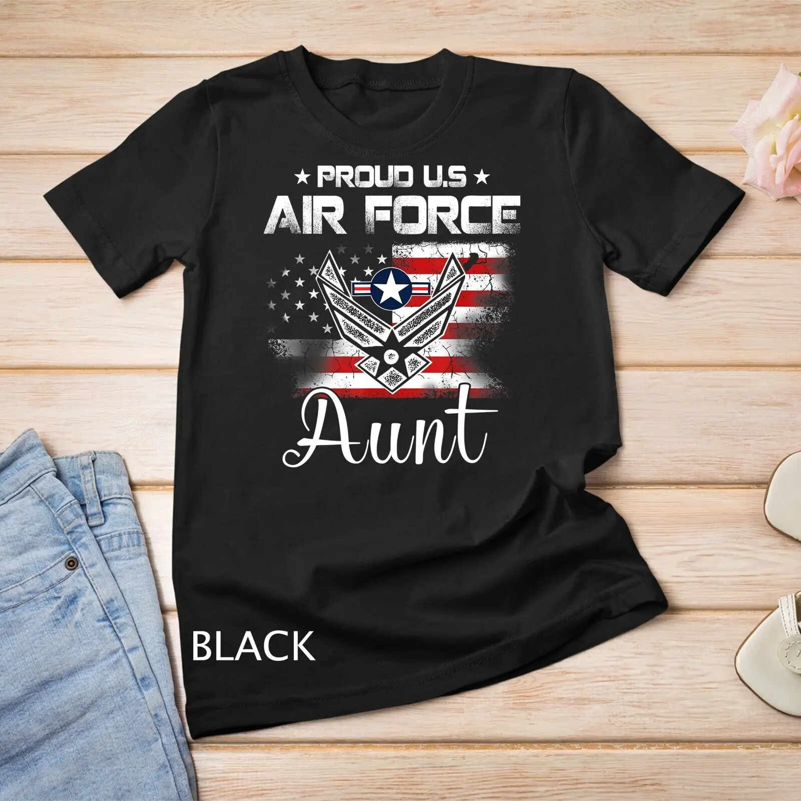 US Air Force Proud Aunt - Proud Air Force Aunt Mothers Day Unisex T-shirt