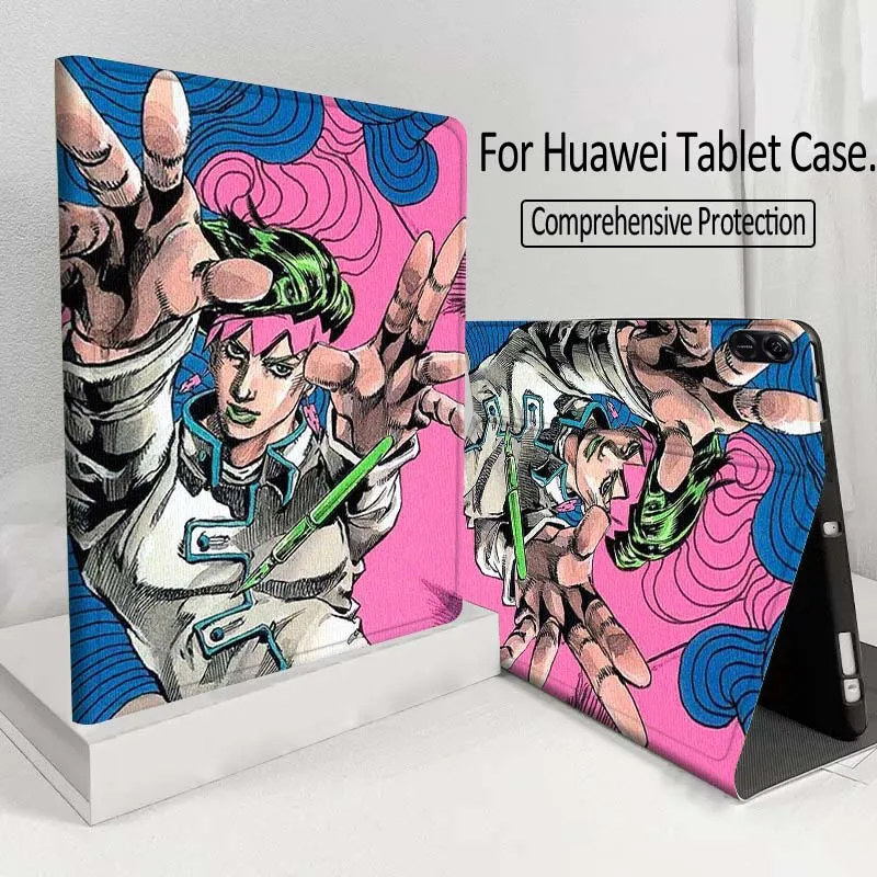Anime J-JOJOS COOL For Huawei MatePad M5 T5 SE 11 Pro Honor Tab 5 V7 V8 X9 GT 10.1 10.8 Inch Tablet Case