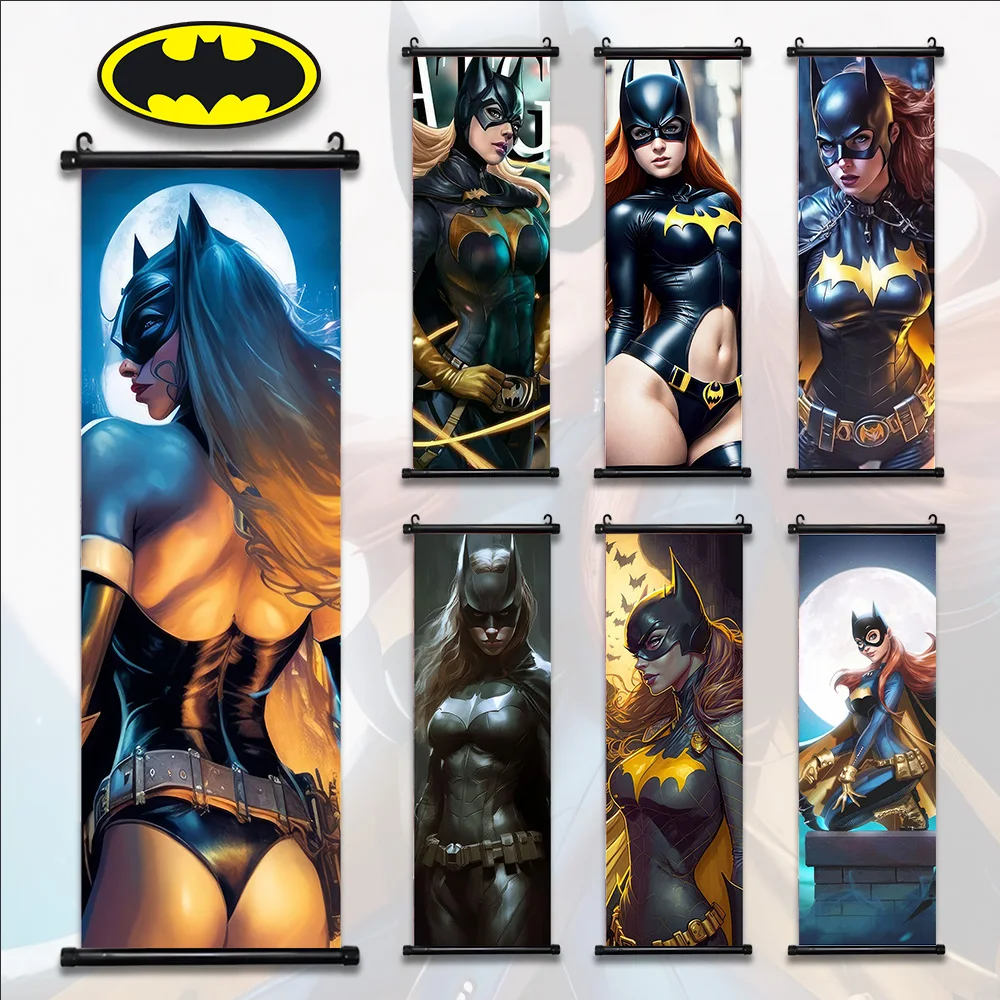 DC Batman Bild Film Tapete Poster Wand kunst Leinwand Malerei Batgirl Druck Joker hängen Scroll Batwoman Wohnkultur Kunst