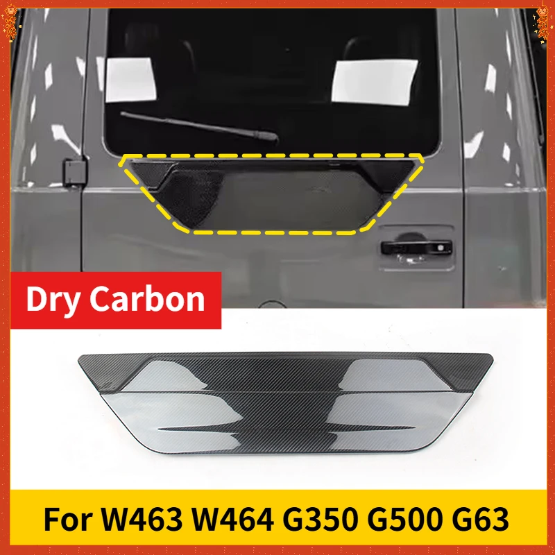 

For Mercedes-Benz G-Class W463 W464 G350 G500 G63 Dry Carbon Fiber Exterior Tailgate Spare Tire Cover Trim Modification Body Kit