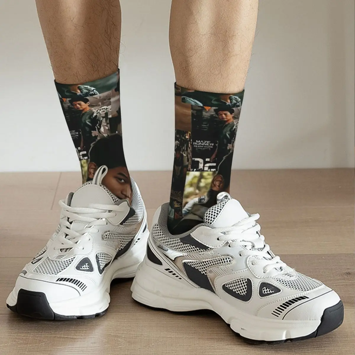 المتاهة عداء الأمريكية الخيال العلمي فيلم الجوارب الربيع جوارب الرجال جودة الجوارب الرسم الرياضة في الهواء الطلق عدم الانزلاق الجوارب #6