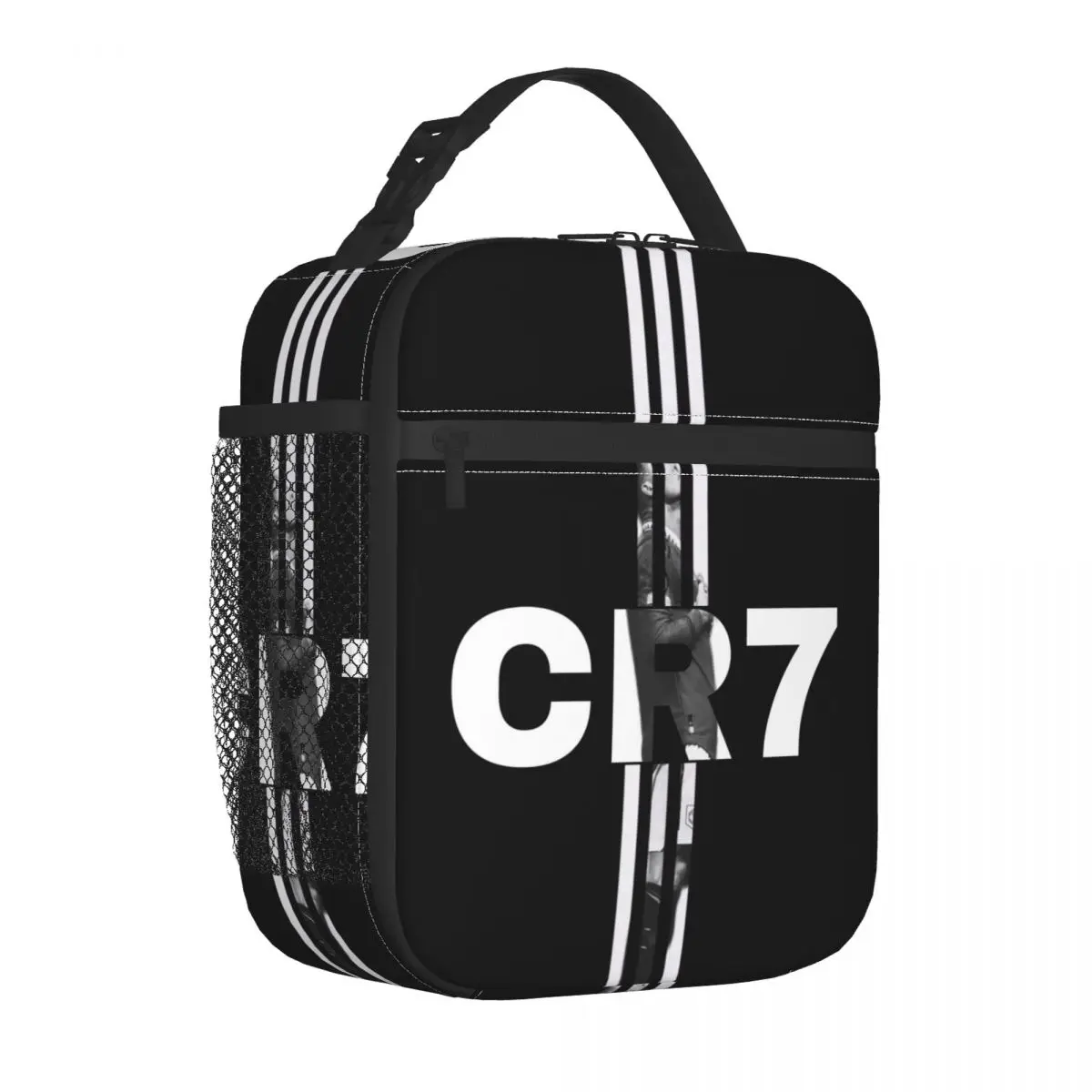 Football Soccer CR7 Insulated Lunch Bag Leakproof Reusable Thermal Bag Tote Lunch Box Beach Picnic Girl Boy