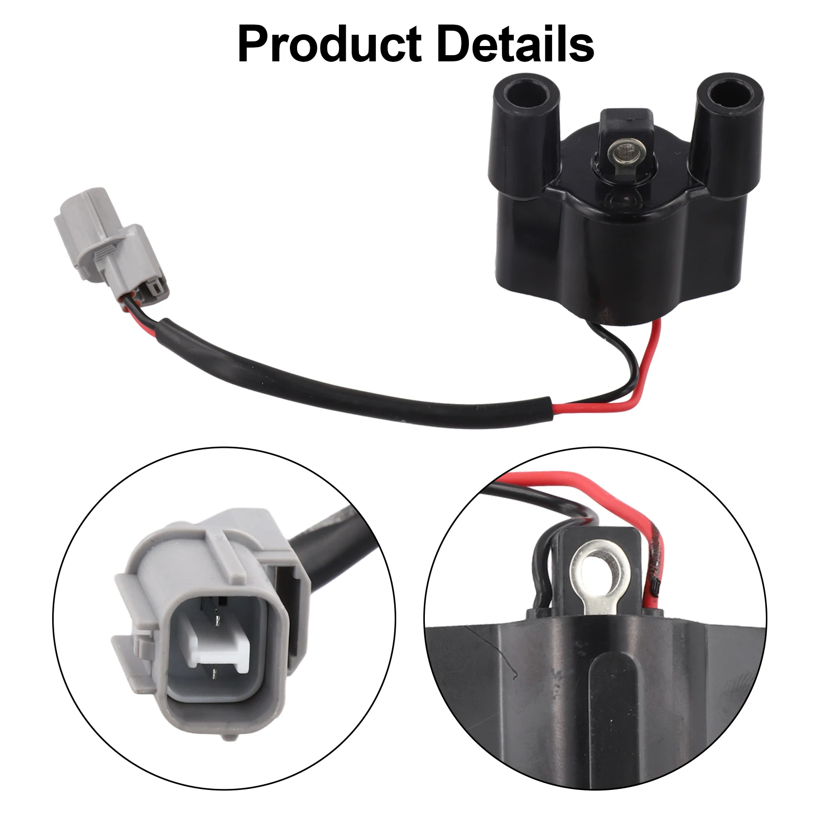 Ignition Components Ignition Coil Motorcyle Parts 63P-82310-01-00 F6T557 Black Outboard Plug-and-play High Quality