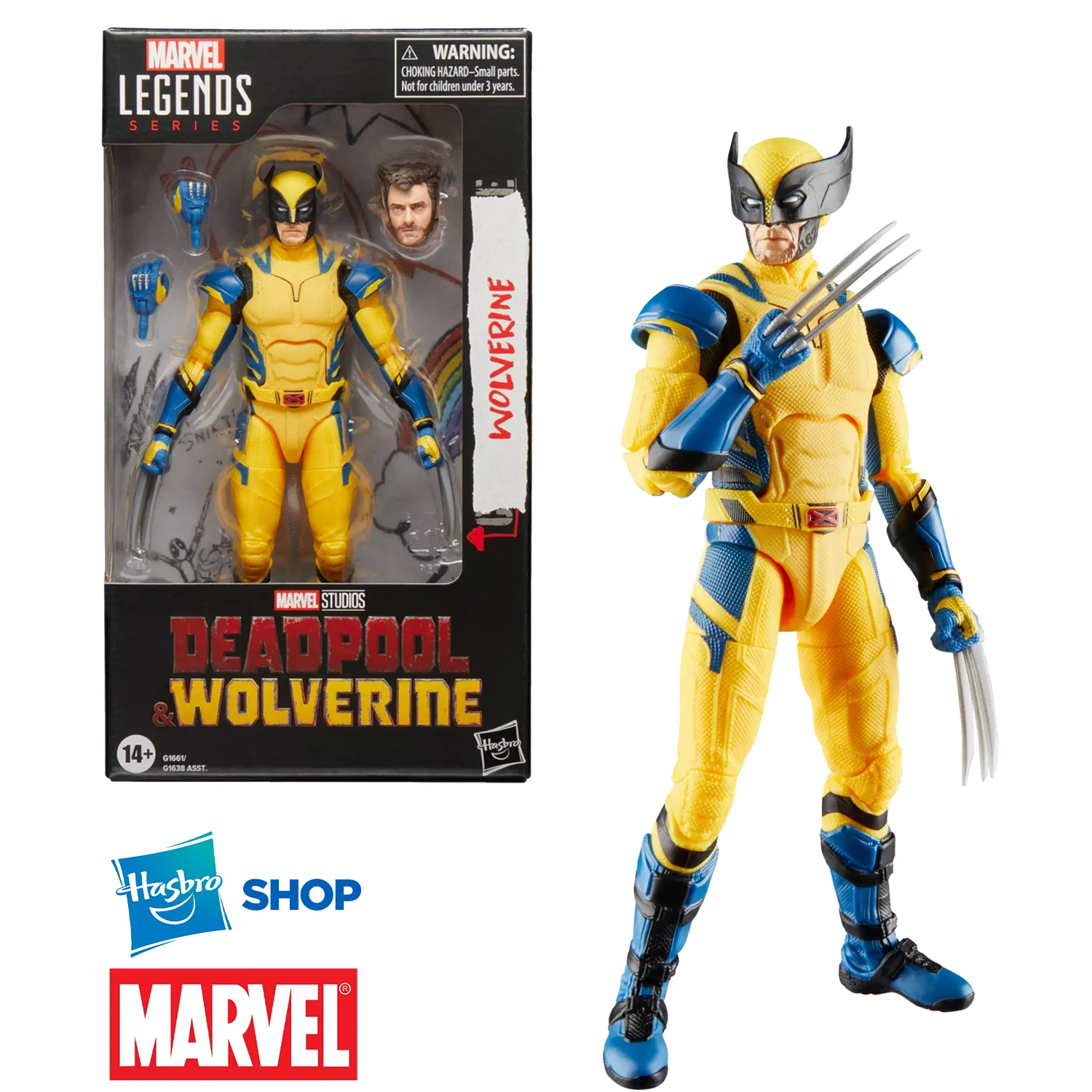 

Hasbro Marvel Legends Series Deadpool & Wolverine Movie Wolverine Action Figure