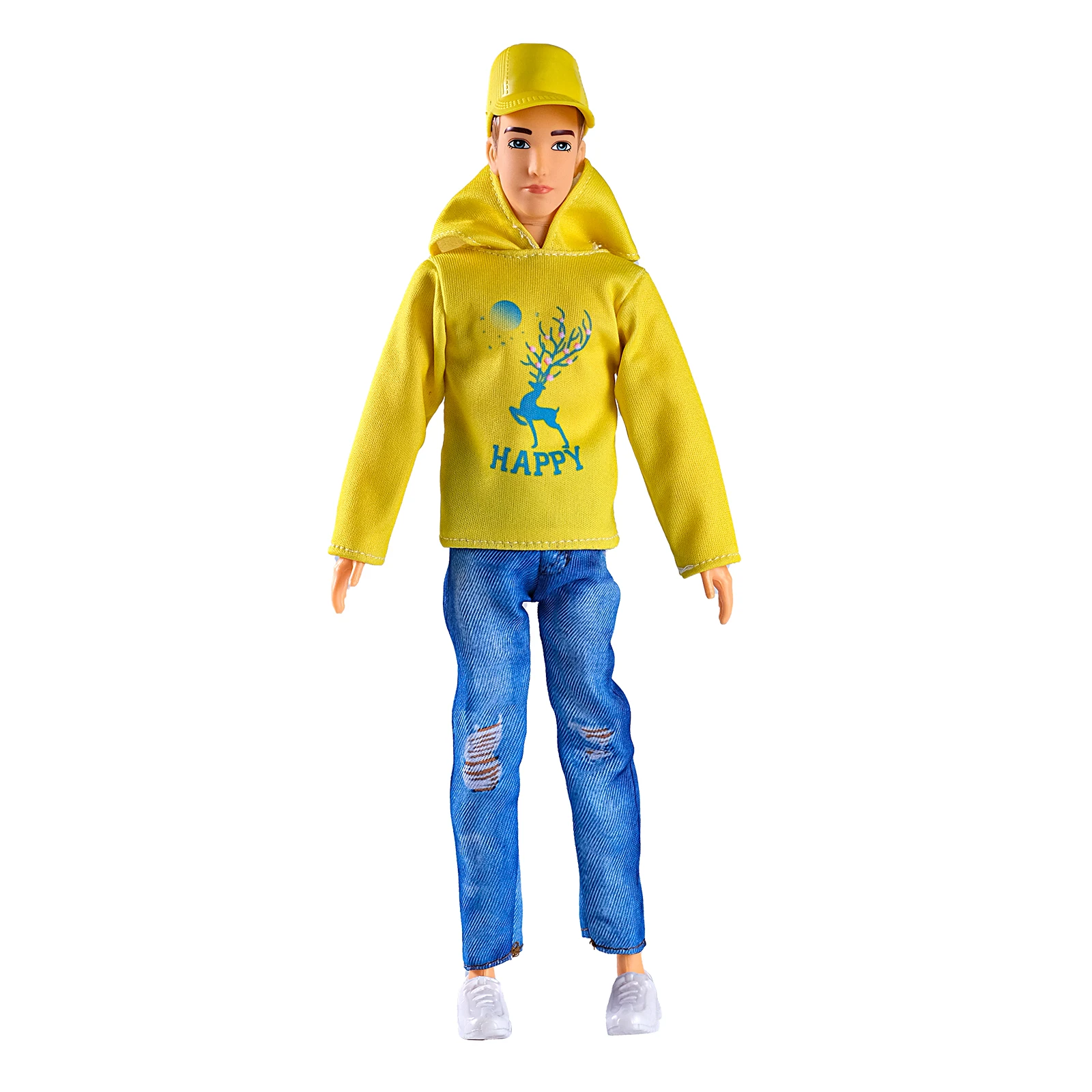 Accessoires miniatures de vêtements de beurre imbibés pour poupées Ken, poupées 11.8 pouces, poupées d'herbes 1/6, sweats à capuche décontractés, vêtements pour amoureux, jouets cadeaux