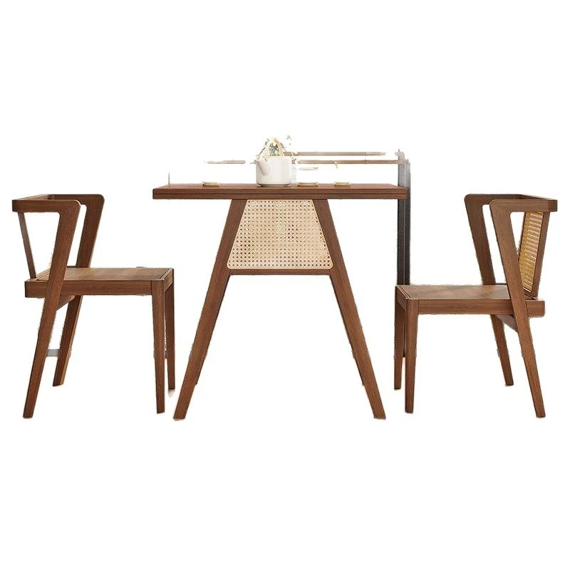 

Balcony tea table and chair combination, one table and two chairs, casual reading and drinking tea table and chairs