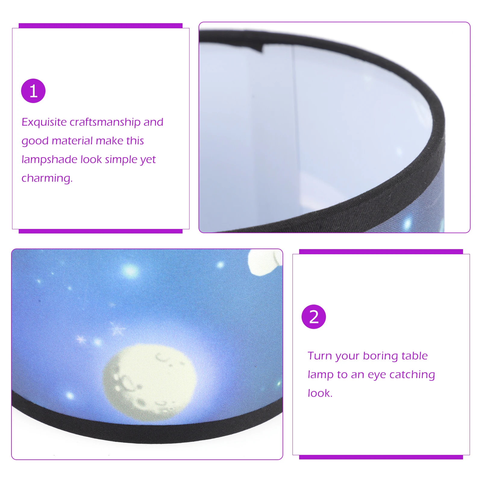 

Cartoon Space Lamp Shade Kids Bedroom Decoration Fabric Light Shade For Table Floor Lamps Kids Room Ornament Gift Space Theme