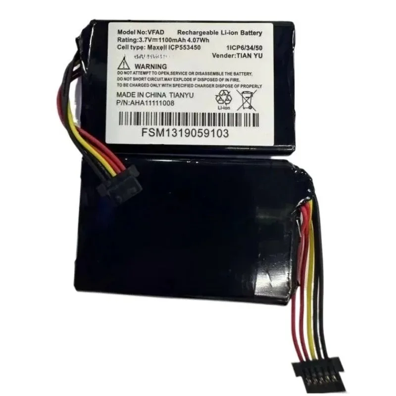 New  For TomTom VFAD GO 5100, VF6P, 4FL50, GO 6100, PRO TRUCK 5250, Pro 5250, Go 6200 Navigator Battery 3.7V 1100mAh