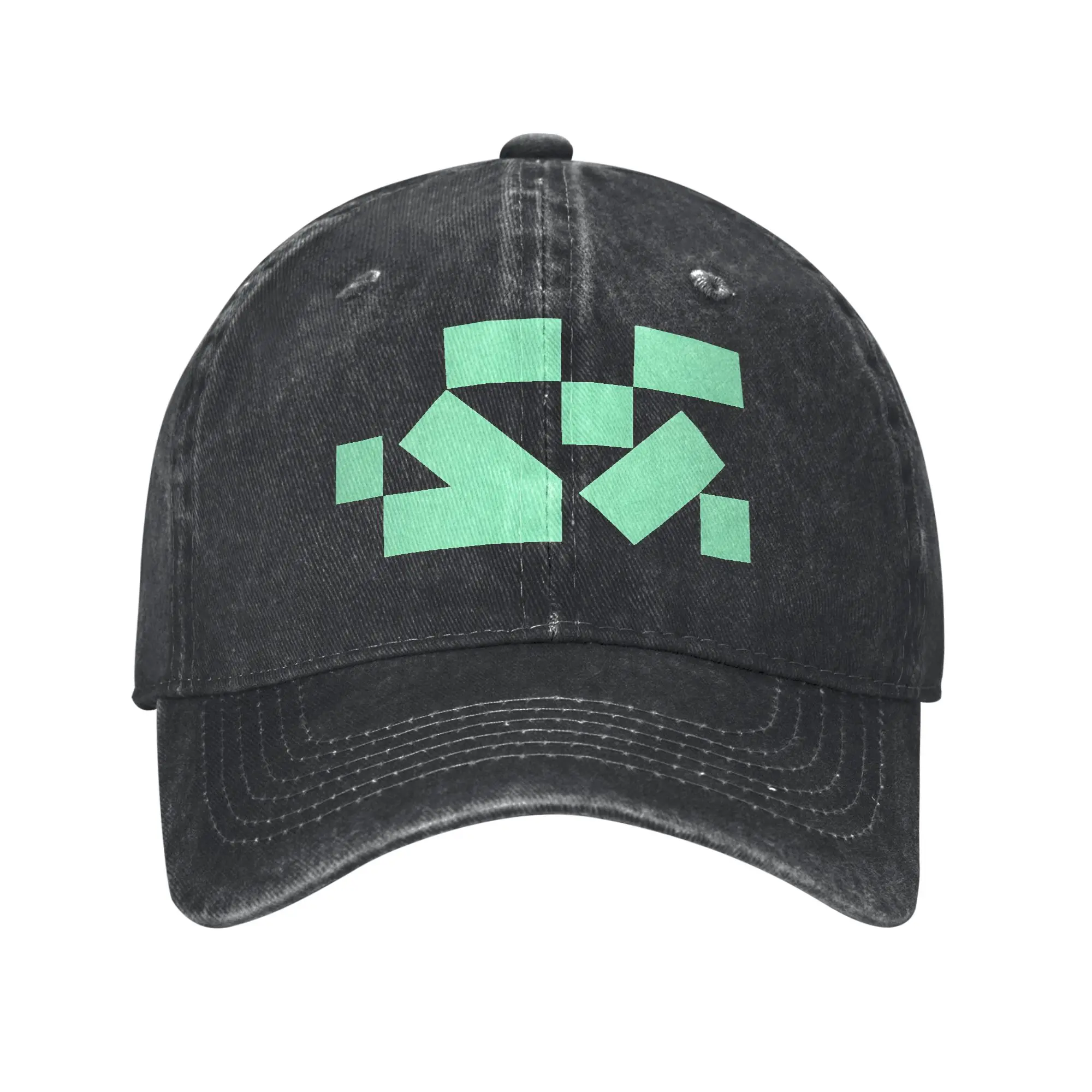 Sci-Fi Gaming Marathon Game  Unisex Style Baseball Caps  Distressed Denim Washed Hat Retro All Seasons Adjustable Snapback Cap