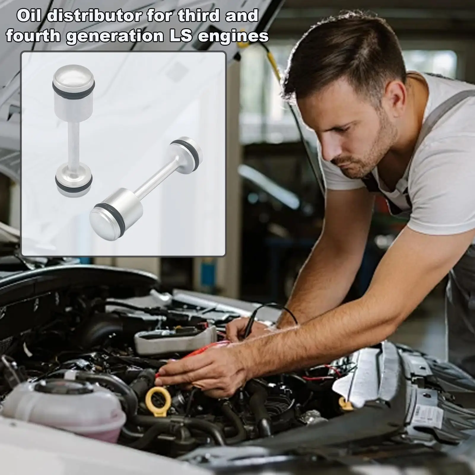 

Engine Block Oil Gallery Plug Sturdy Oil Diverter Pickup Tube Galley Plug Tool Automotive Replacement Enhances Engine Efficiency