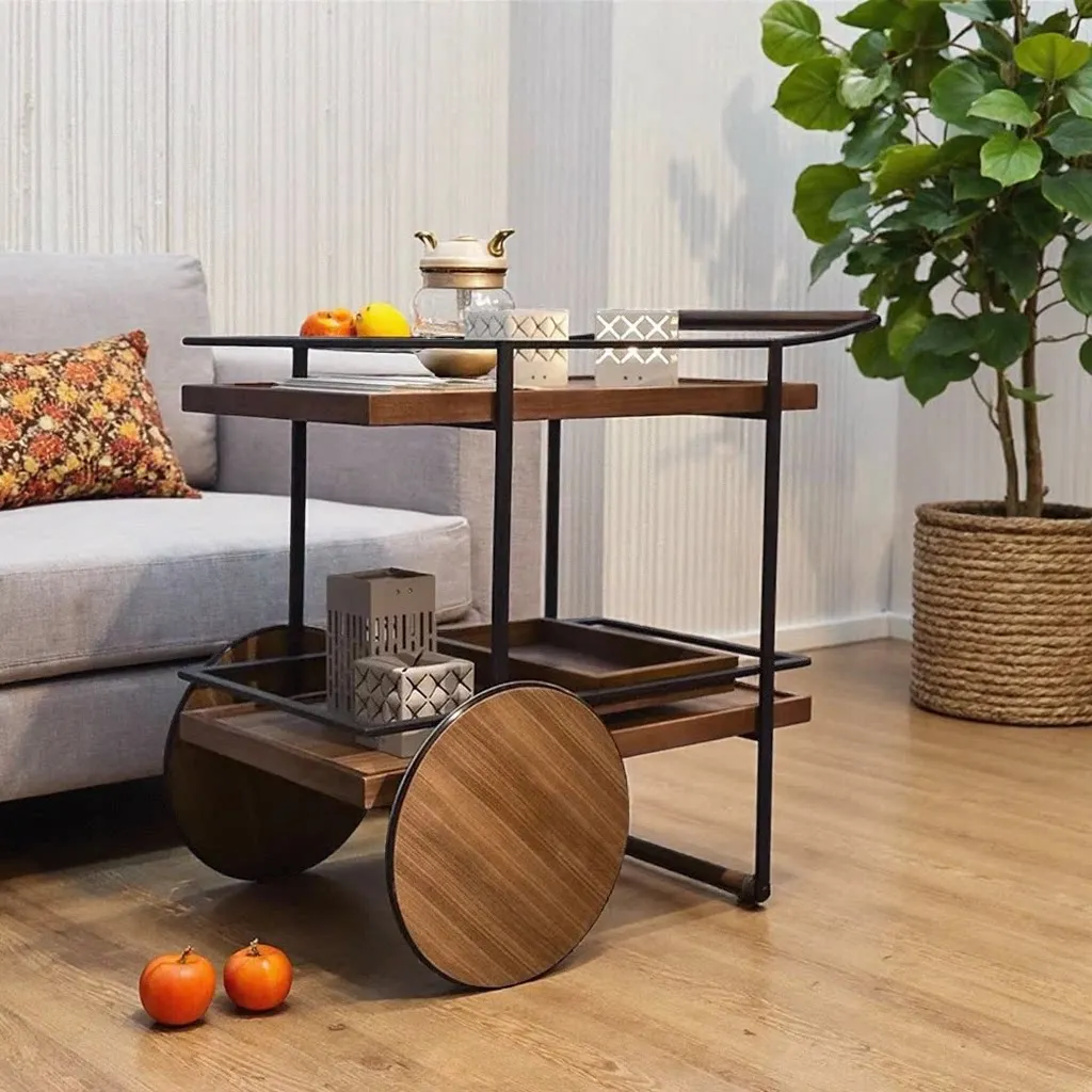 Side tables, mobile coffee tables, small tables, villa living rooms, fruit snacks, food trucks