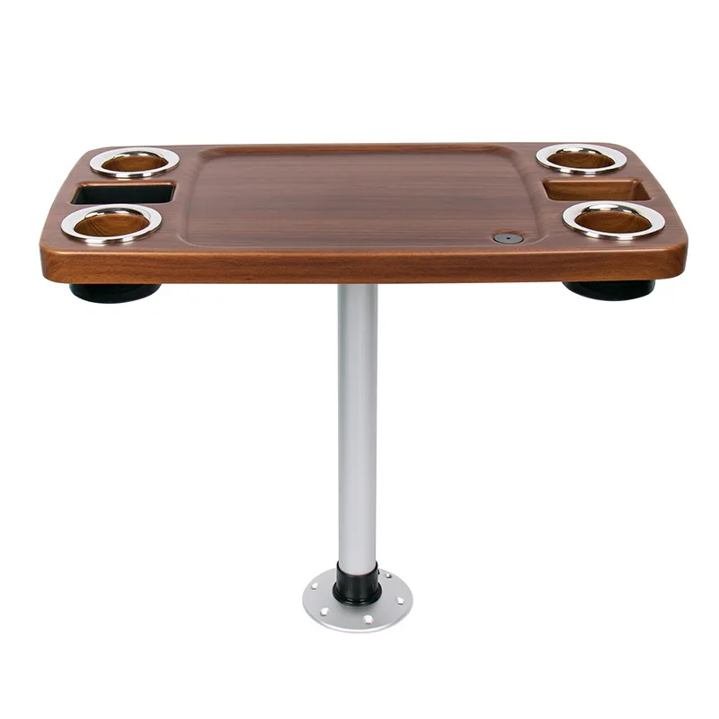 Rotatable Detachable Table Leg Bracket for RV Yacht Bar Coffee Tea Movable Desktop Support Accessory