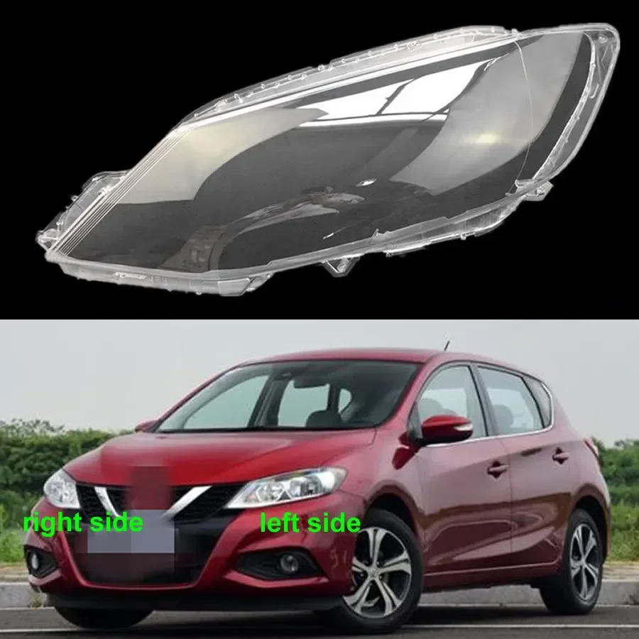 

For Nissan Tiida 2016 2017 2018 Headlamp Lamp Shell Headlight Cover Transparent Lens Plexiglass Replace Original Lampshade