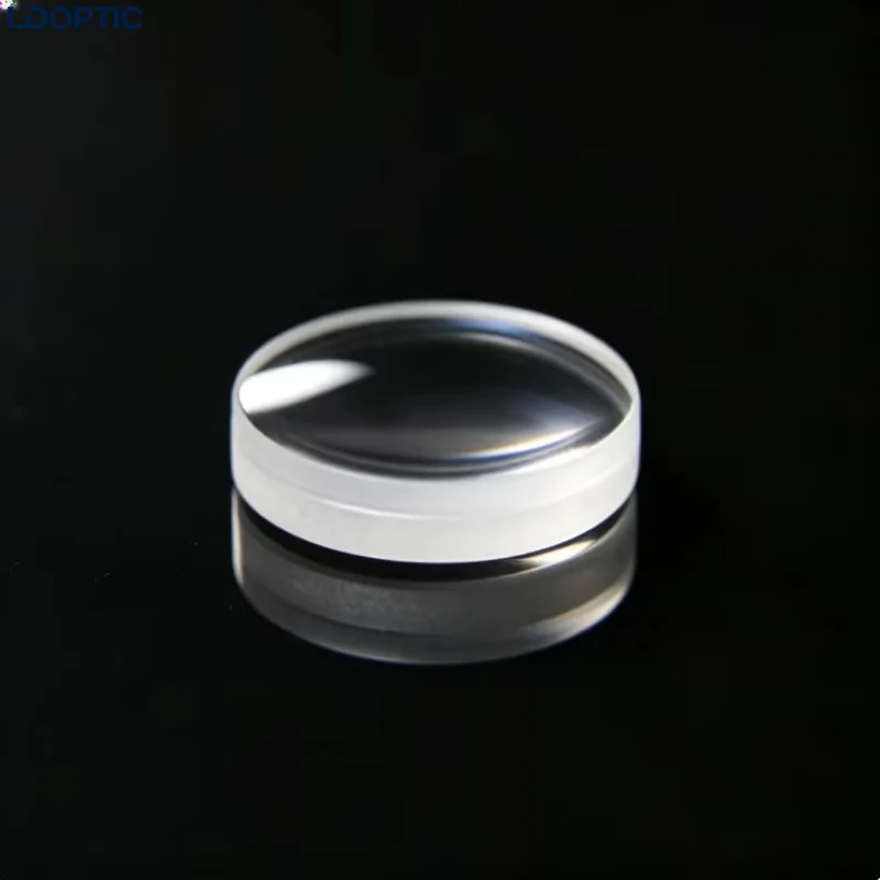 Precision Optical Glass Double Glued Achromatic Lens 17mm Diameter Focal Length 63.28mm Positive Doublet Lens