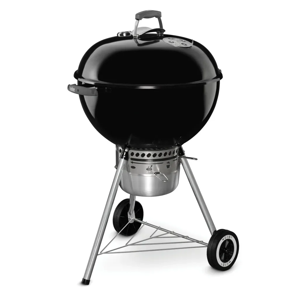 

Weber Original Kettle Premium Charcoal Grill, 22-Inch, The Gold Standard Of Grills