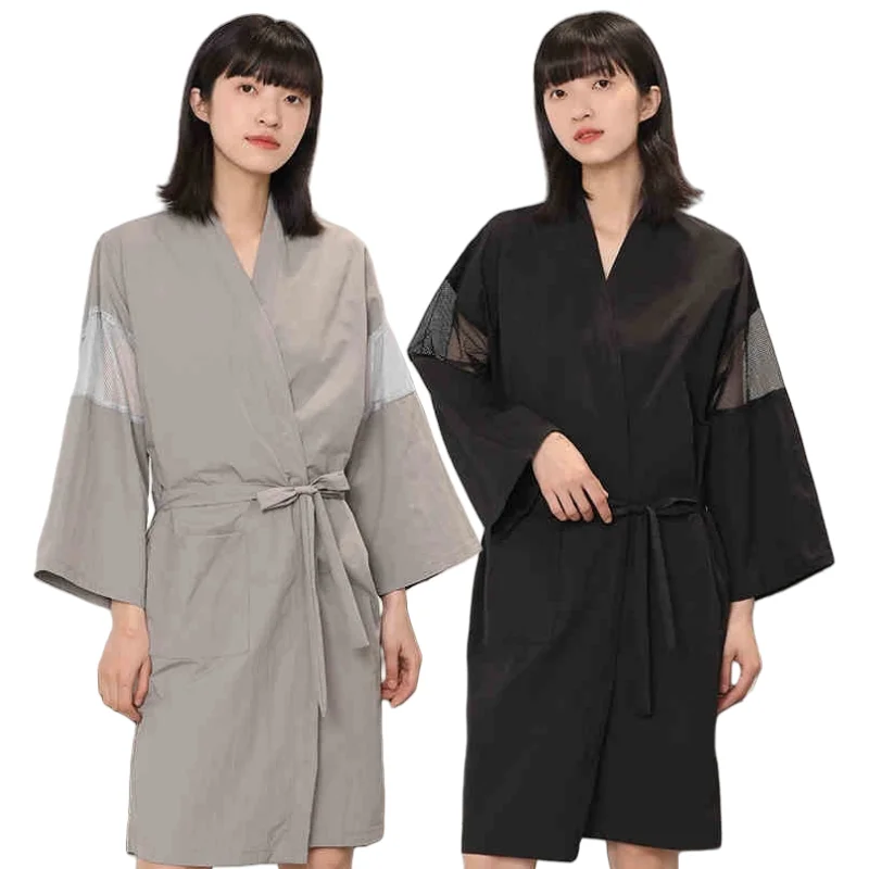 Hair Salon Hairdressing Robe Haircut Smock Non Stick To Hair Wrap Cloth Hair Cutting Clothing Hairdresser Gown Styling Capes