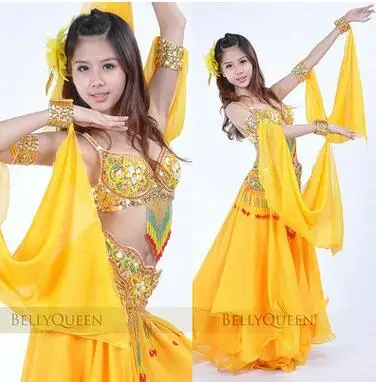 1ชิ้น/ล็อต Belly Dance เครื่องแต่งกายอุปกรณ์เสริมแขนแขนข้อมือปรับแขนชีฟอง Sequins Armbands Candy สี