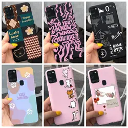 For Samsung A21S Case for Samsung Galaxy A21S A 21S A21 S Case Silicone TPU Soft Matte Phone Case Back Cover Fundas Housing Capa