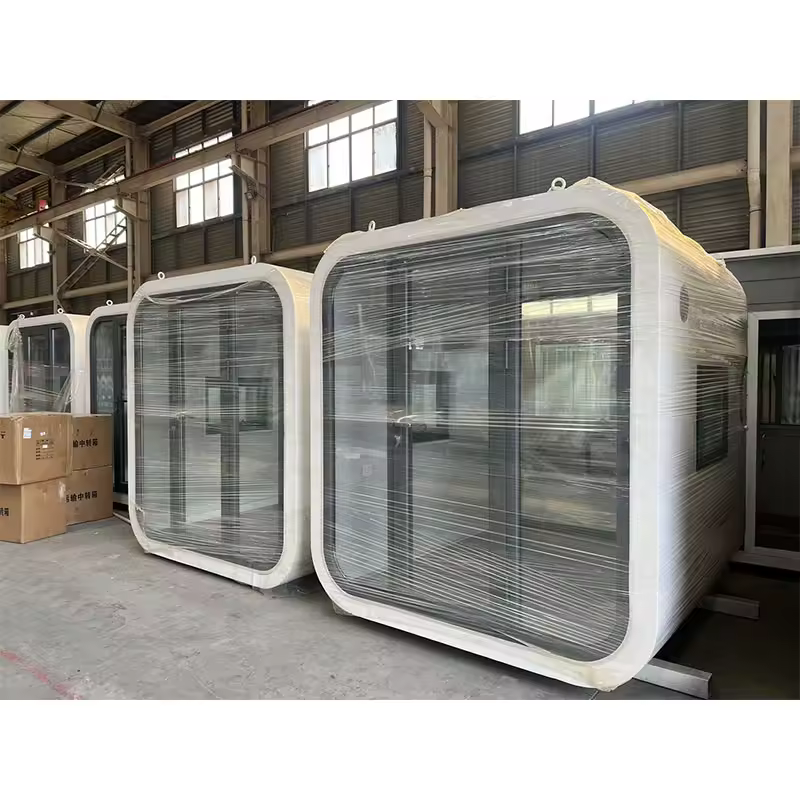 Prefab Apple Capsule Office Container House Tiny Office Cabin