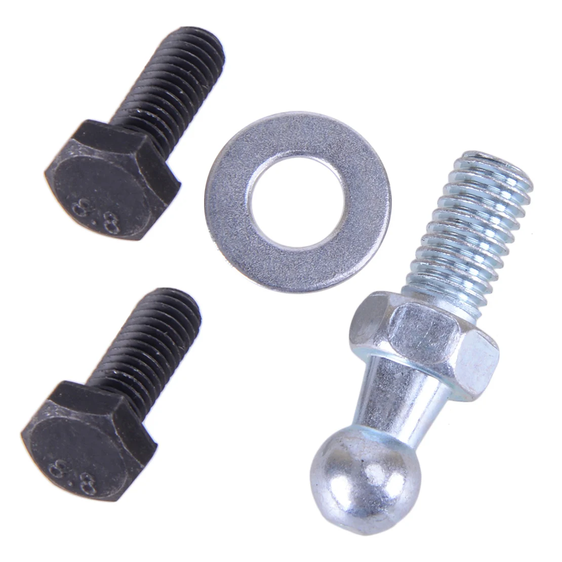 

2 Sets Car Gas Strut End Mounting Bracket Support Ball Pin Stud Bolt Fitting for Bonnet Hood Tailgate