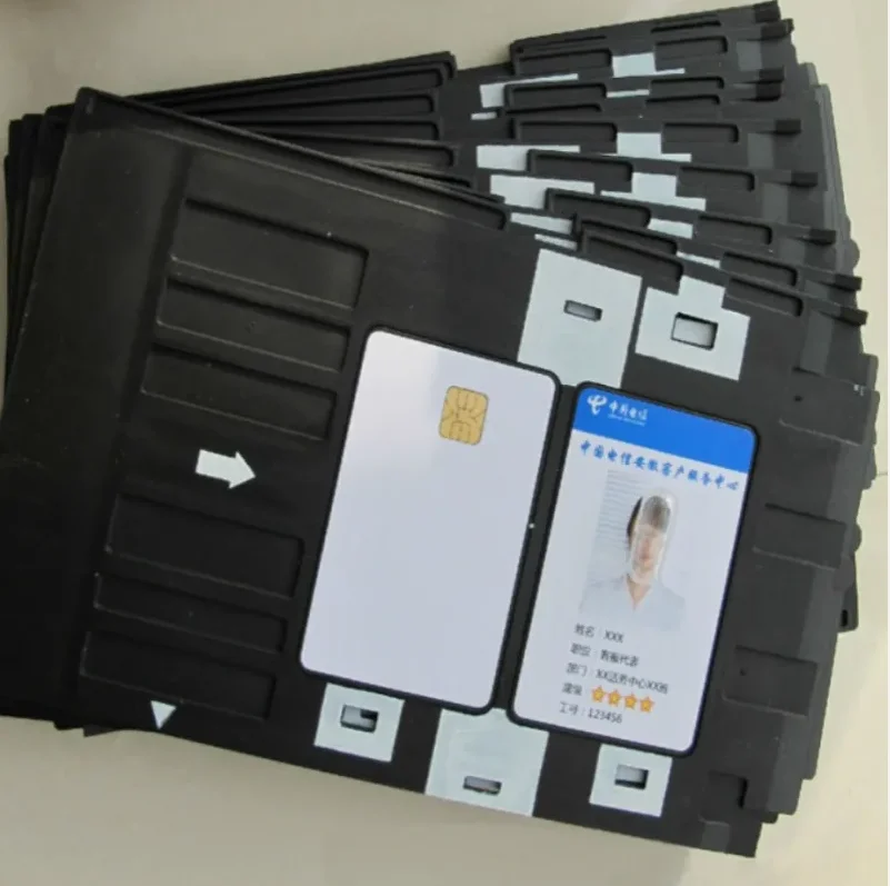 2pcs Cardtray For Epson R200 R210 R220 R230 Card Holder For Inkjet Printable PVC Cards